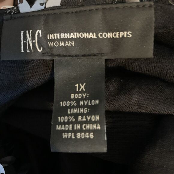 INC International Concepts Sequin Cardigan Jacket Sz 1X Open Front Holiday Party - Picture 7 of 14